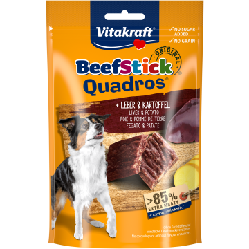 Beef Stick® Quadros® + Leber & Kartoffel