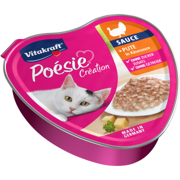 Poésie® Création + Pute in Käsesauce