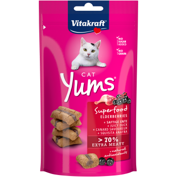 Cat Yums® Superfood Holunder + Ente