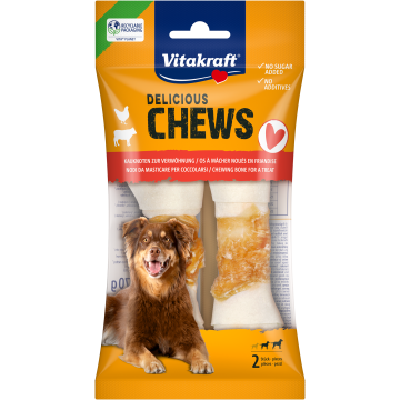 DELI CHEWS Kauknoten mit Huhn, M