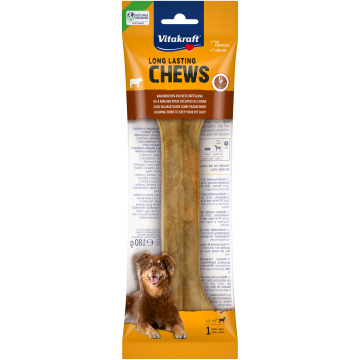 LONG LASTING CHEWS Kauknochen, gepresst, 22 cm, 1 Stück