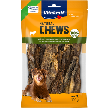 NATURAL CHEWS Natürlicher Rinderpansen, getrocknet, 100g