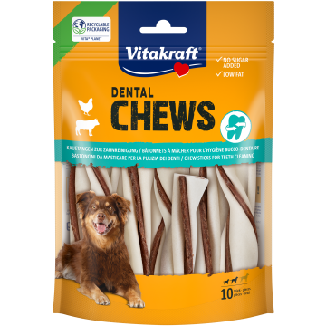 DENTAL CHEWS Kaustangen mit Hühnchen-Füllung, S