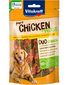 CHICKEN + VEGGIE DUO SPINACH Spinat-Hühnchen-Sticks