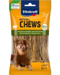 NATURAL CHEWS Natürlicher Ochsenziemer, geschnitten