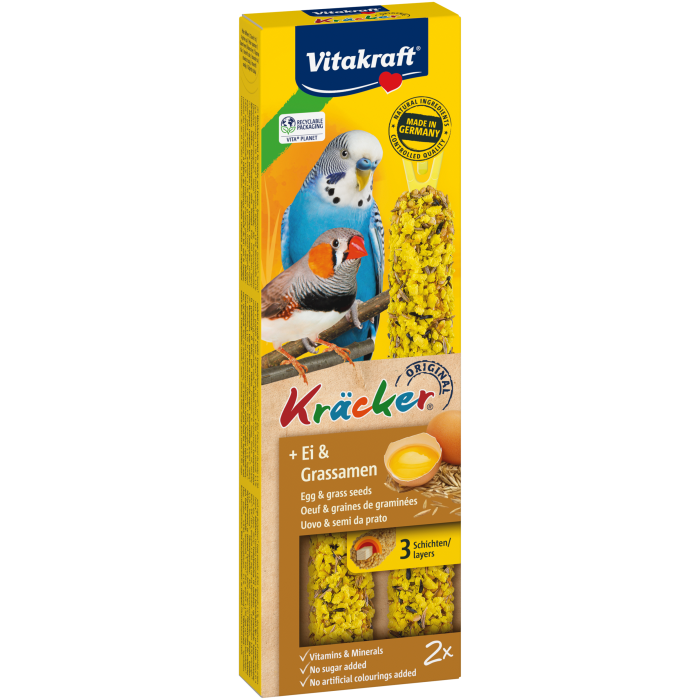 Kräcker® + Ei & Grassamen Kräcker® + Ei & Grassamen