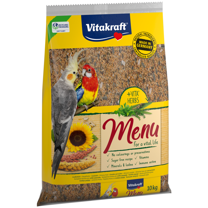 Menu Big Pack für Großsittiche