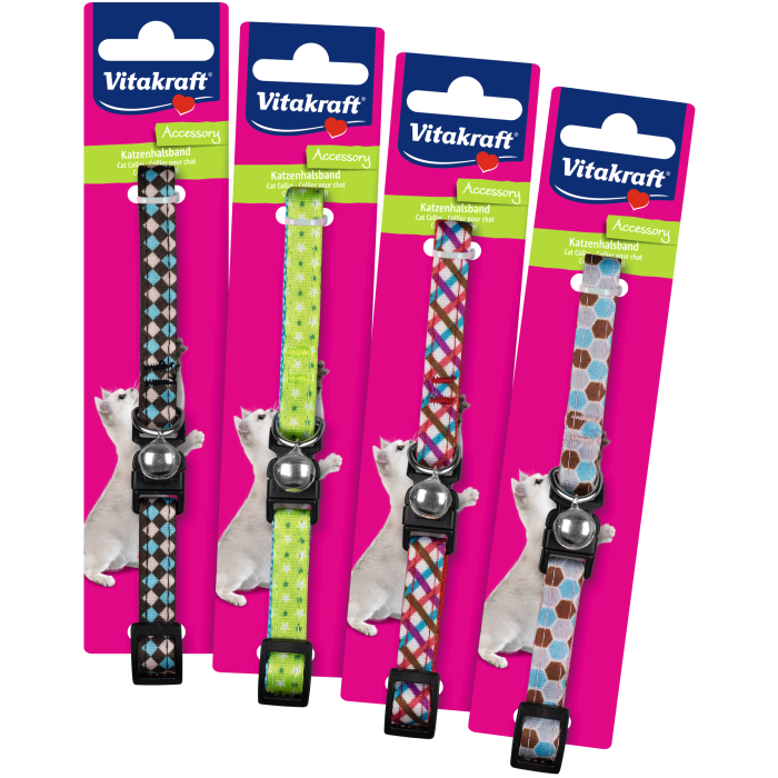 Katzenhalsband, gemustert
