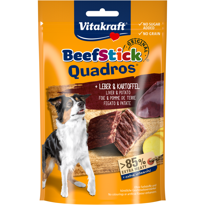 Beef Stick® Quadros® + Leber & Kartoffel