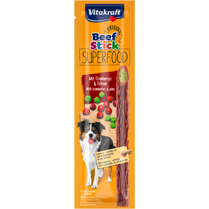 Beef Stick® Superfood mit Cranberrys und Erbsen