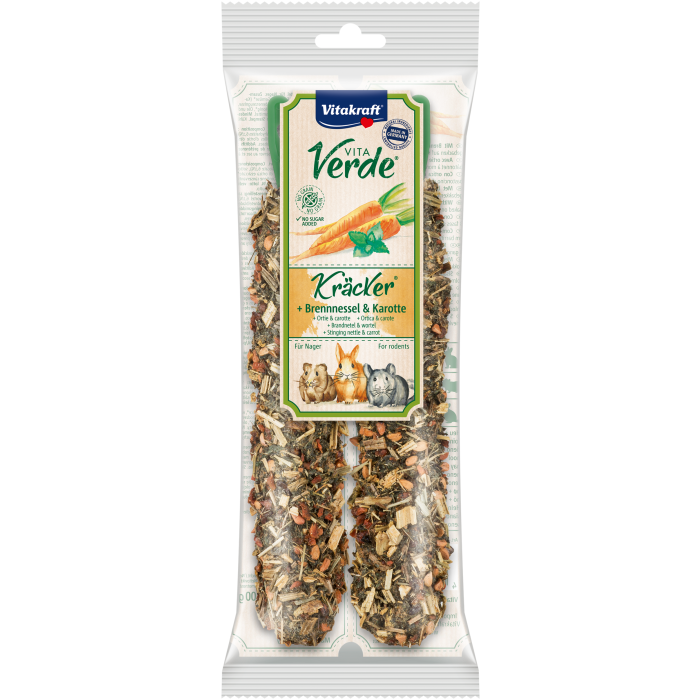 Vita Verde® Kräcker® + Brennnessel & Karotte Vita Verde® Kräcker® + Brennnessel & Karotte