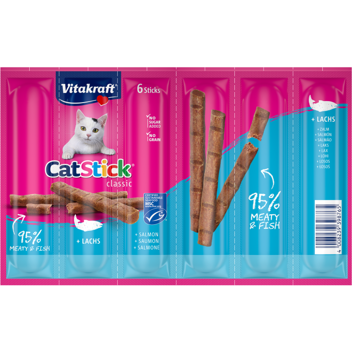 Cat Stick® + Lachs, 6er