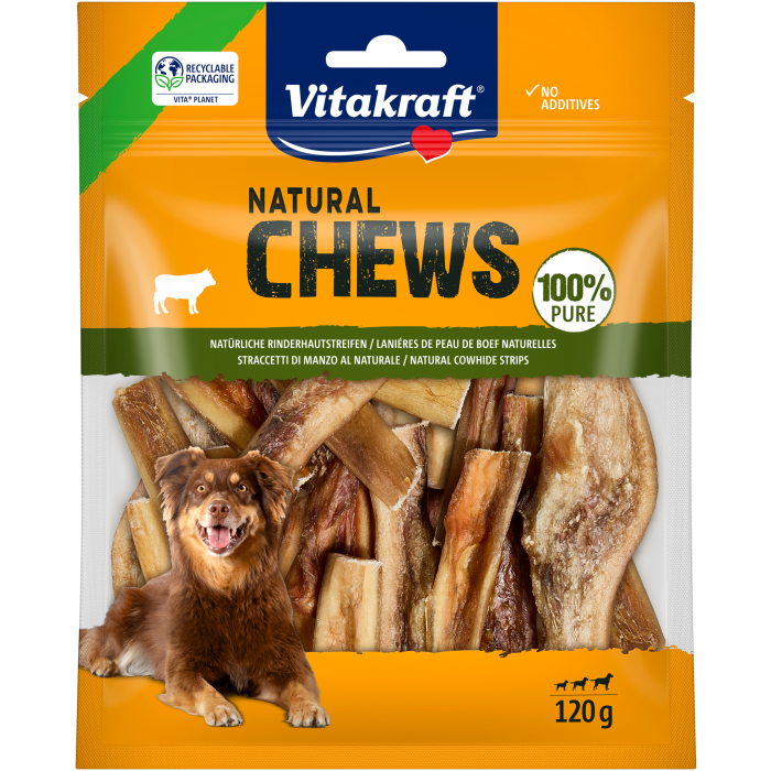 NATURAL CHEWS Rinderkopfhautstreifen