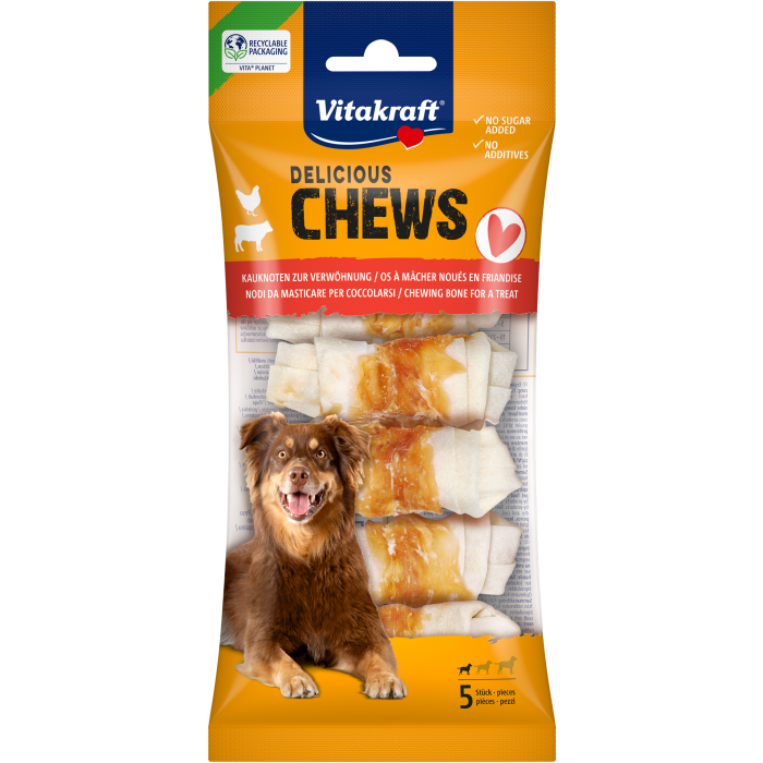 DELI CHEWS Kauknoten mit Huhn, S