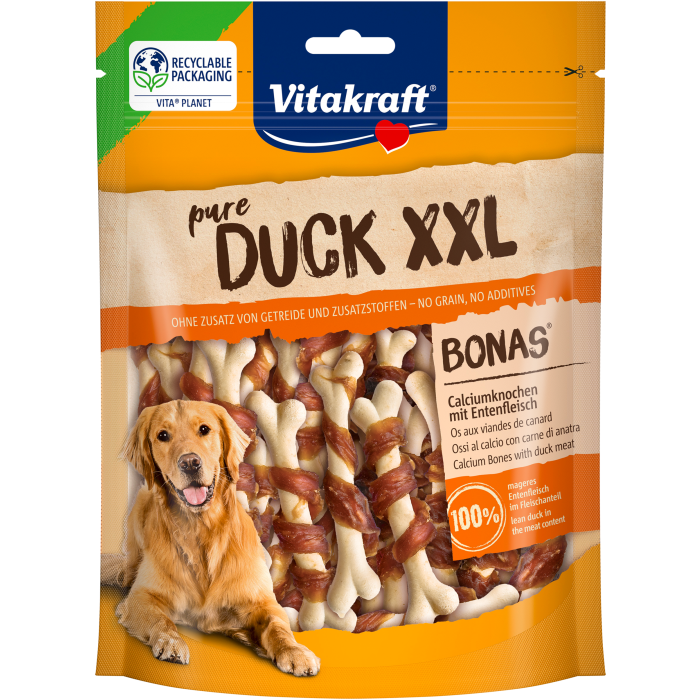 DUCK XXL Bonas® - Calciumknochen mit Entenfleisch DUCK XXL Bonas® - Calciumknochen mit Entenfleisch