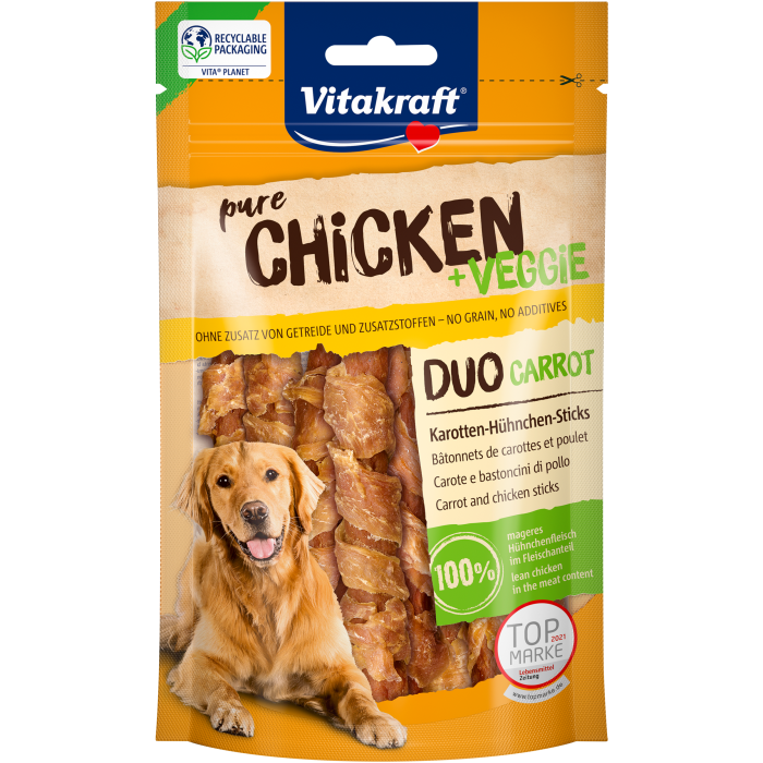 CHICKEN + VEGGIE DUO CARROT Karotten-Hühnchen-Sticks