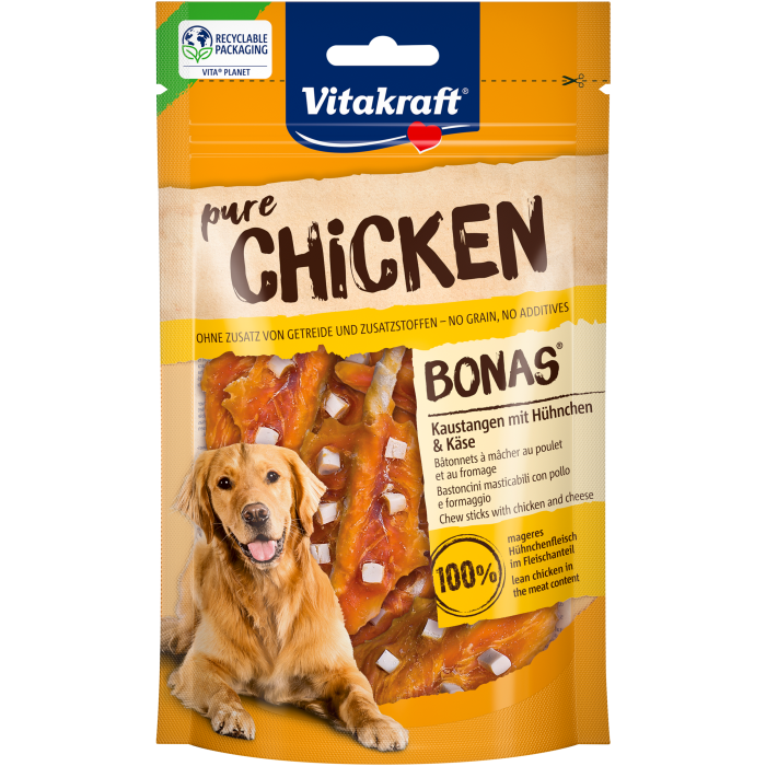 CHICKEN BONAS® Kaustangen mit Hühnchen & Käse CHICKEN BONAS® Kaustangen mit Hühnchen & Käse