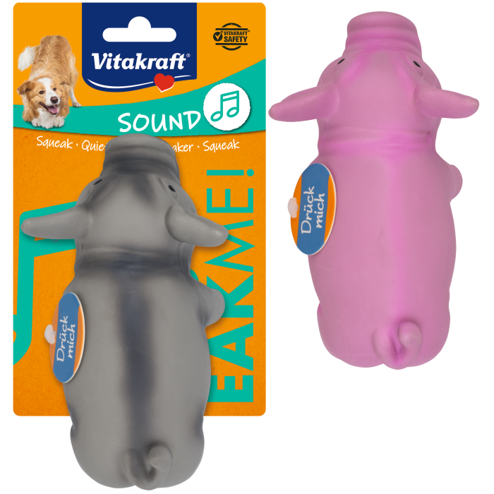 Schwein mit Originalstimme, 17 cm