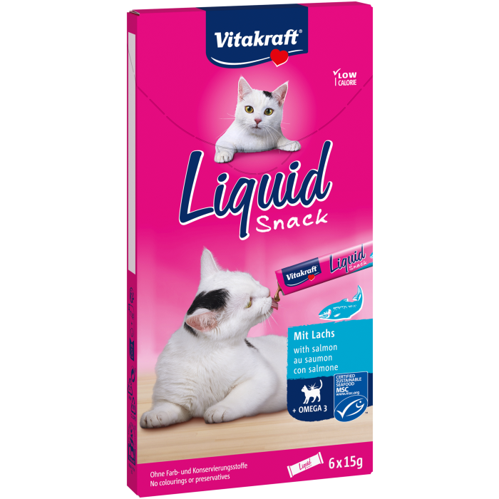 Liquid Snack mit Lachs + Omega 3